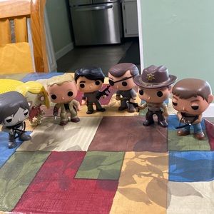 The Walking Dead Funko Pop figures set